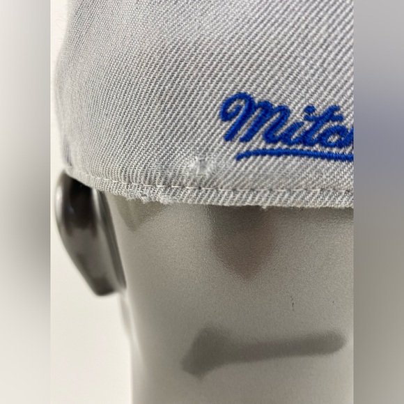 Mitchell & Ness Golden State Warriors Fitted Hat, Blue & Gray, Size 7-1/8 - Picture 5 of 10